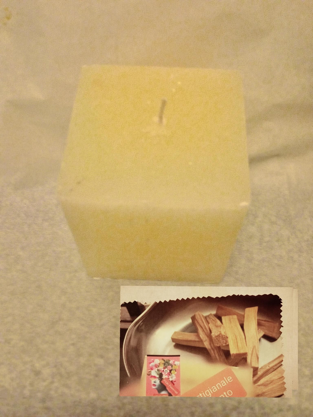 Candela Artigianale Aroma Palo Santo