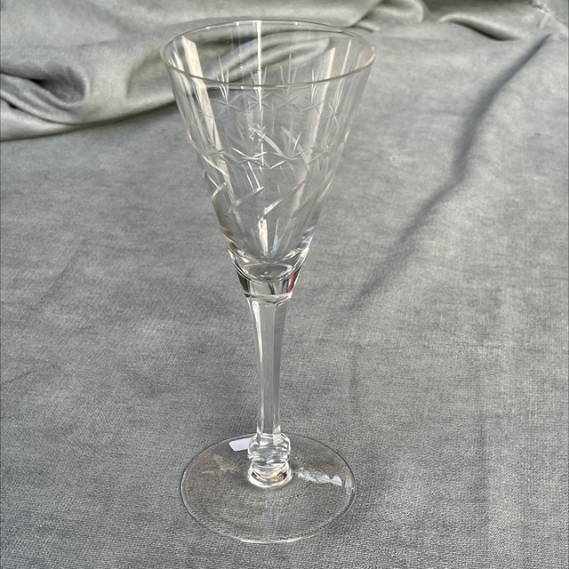 Antikes Champagner/Sektglas  Glas Kristall 