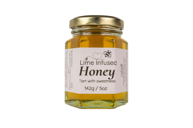 Lime Infused Natural Honey 5oz