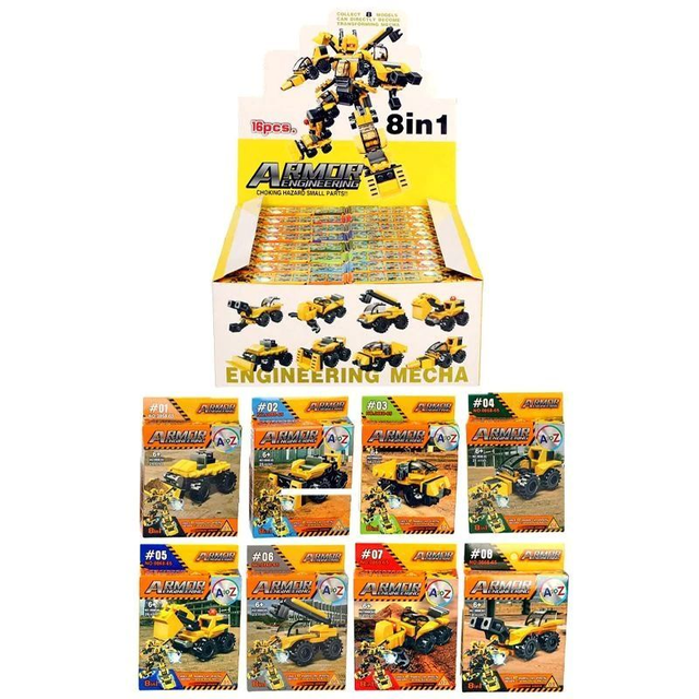 Construction Building Blocks - £1.99 a pack