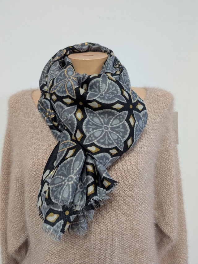 Foulard Selina noir