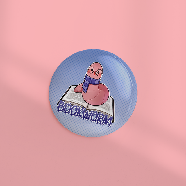 🆕 Badge 44mm BOOKWORM