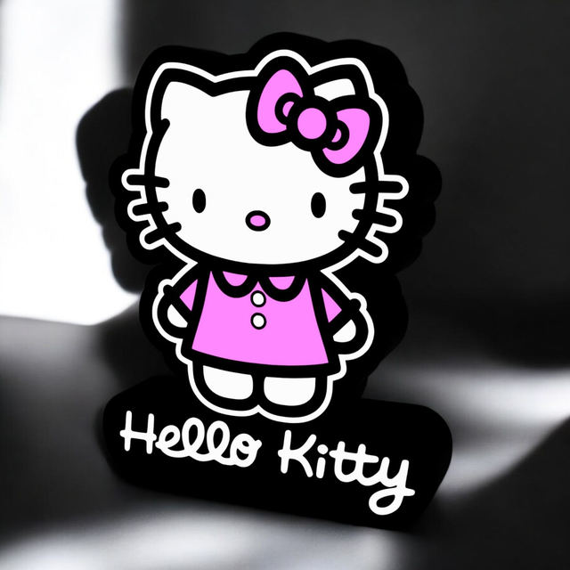 Lampe 3D Hello Kitty LED - Une touche kawaii pour illuminer ton espace ! 