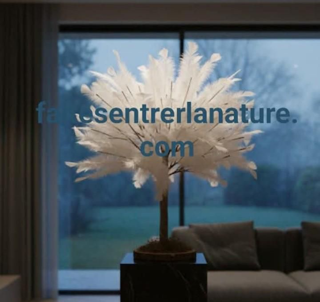 Arbre à plume 60cm uniquement en mode retrait