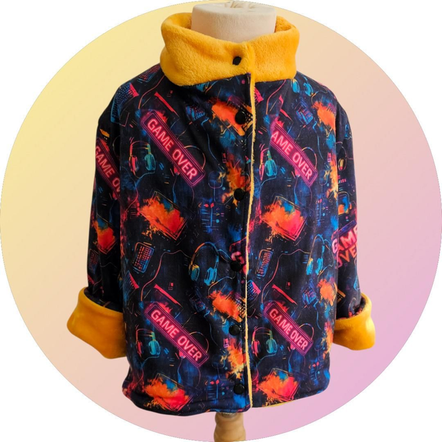 Veste réversible enfant game