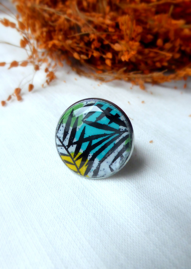 Bague ronde - Feuilles