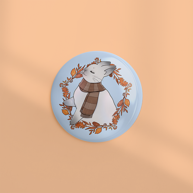 🆕 Badge 44mm FALLEN LEAVES