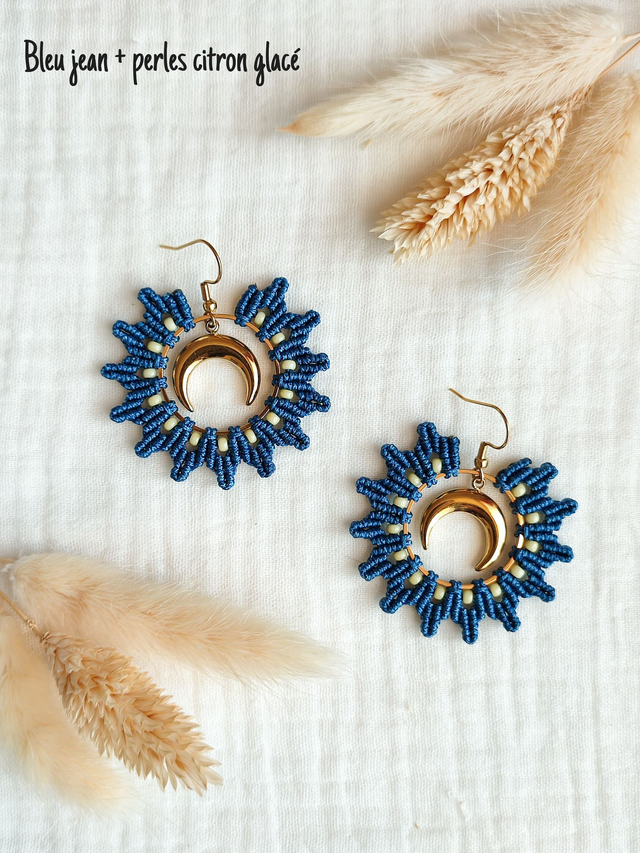 Boucles d'oreilles "LUNA" - Doré