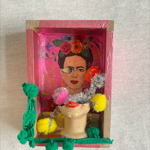 Kunstwerk Frida 3 D Unikat 