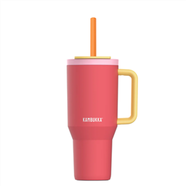 2025 Termokruus Kambukka Rio Tumbler, 950 ml, Pink Papaya, punane/kollane 11-08002