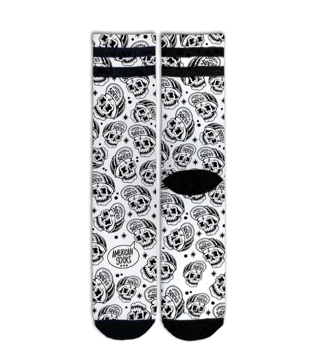 American Socks - Skater Skull - Mid High