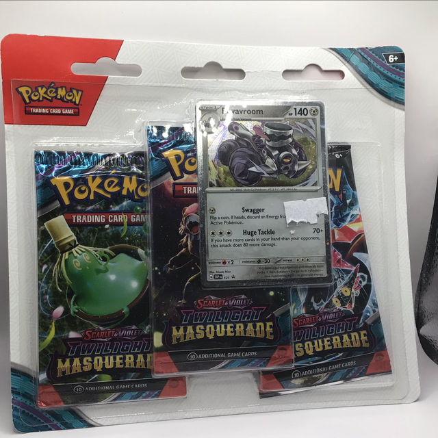 Pokemon TCG: Scarlet &amp; Violet 6 Twilight Masquerade 3 Pack Blister