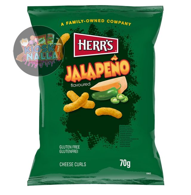 Herr's Jalapeno Cheese Curls 70g