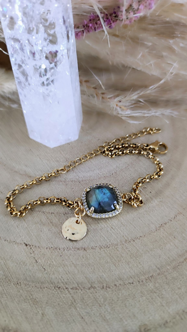 Bracelet "Éclat" Labradorite N°3