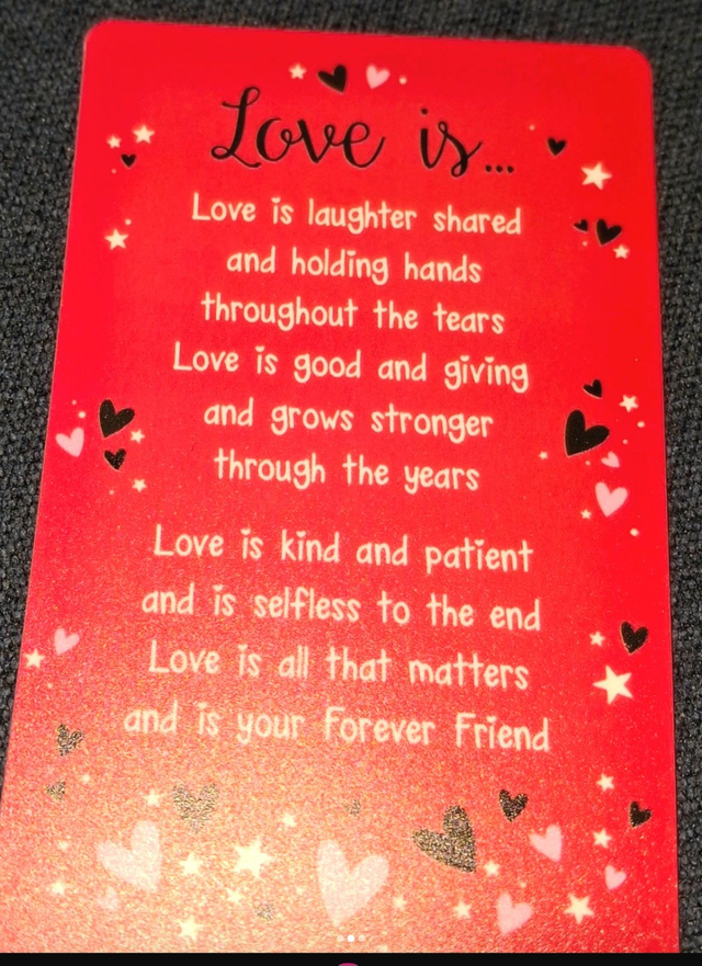 Wallet Card Keepsake