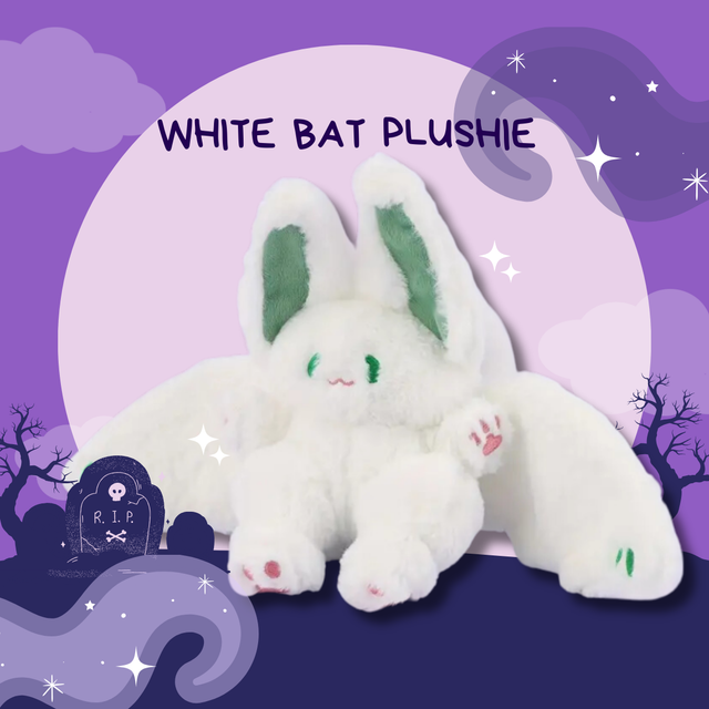 White Bat Plushie 20cm