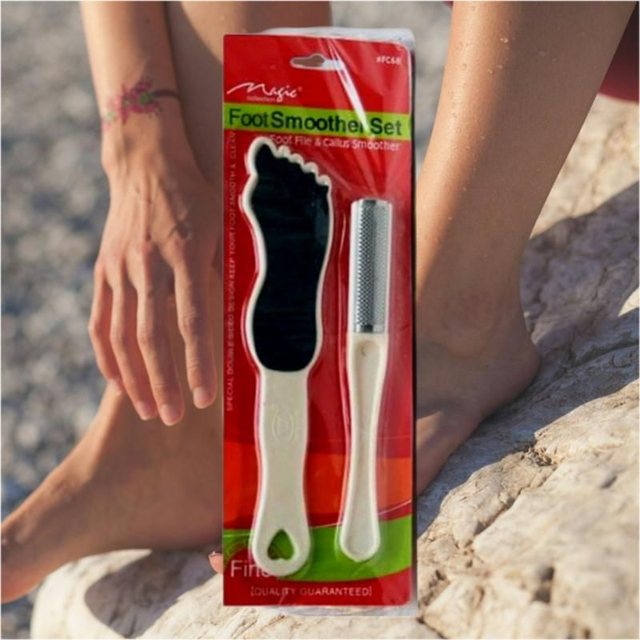 Magic Collection Foot Smoother Set – 2 in 1 | Pedicure & Foot Care