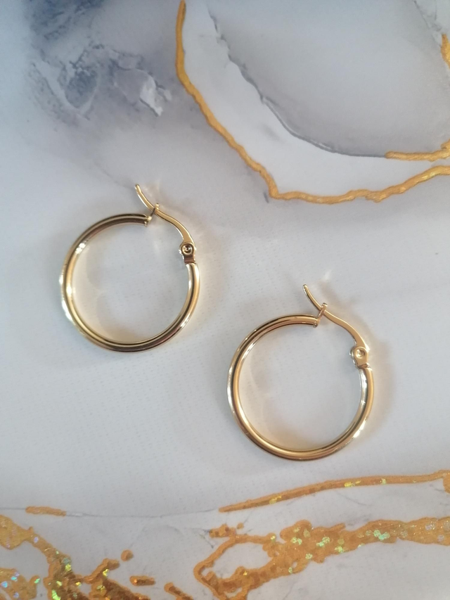 Créoles dorées 20 MM 
