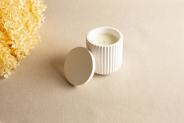 Vela em copo Canelado