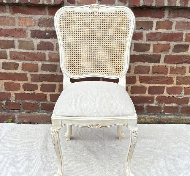 Heller Stuhl gepolstert Louis- Philippe 