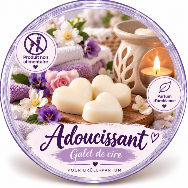 Galet de cire - Adoucissant