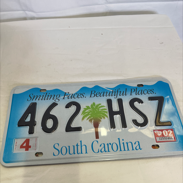 plaque d’immatriculation décorative 