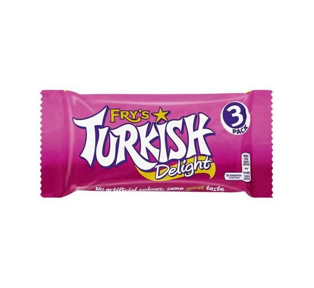 Fry's Turkish delight 3 x 51g bars