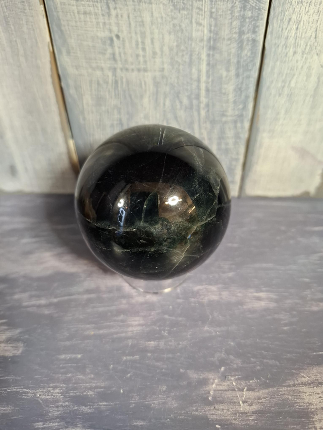 Black Rose Fluorite Sphere 