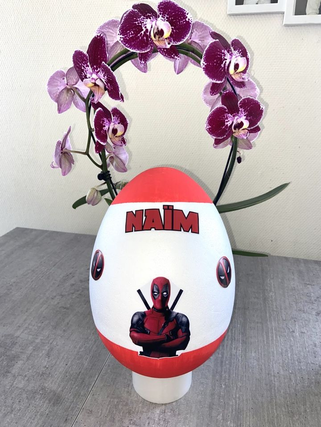 Œuf personnalisé garni 