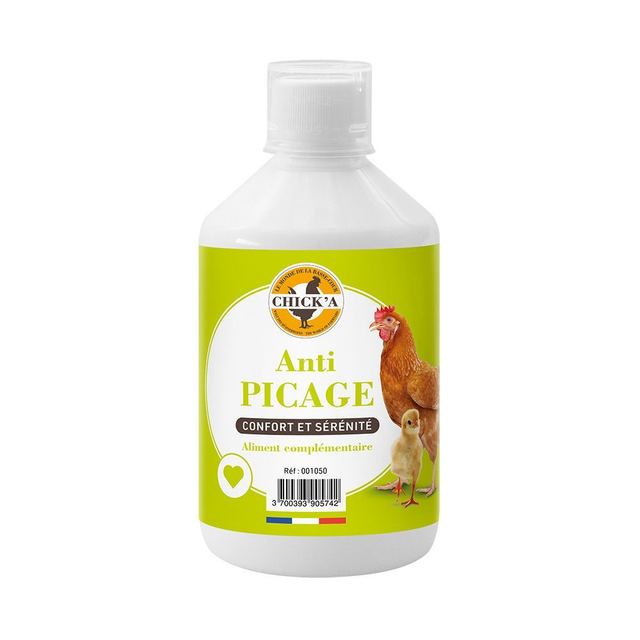 Aliment Diététique Complémentaire Picage – 500 ml CHICK&#039;A