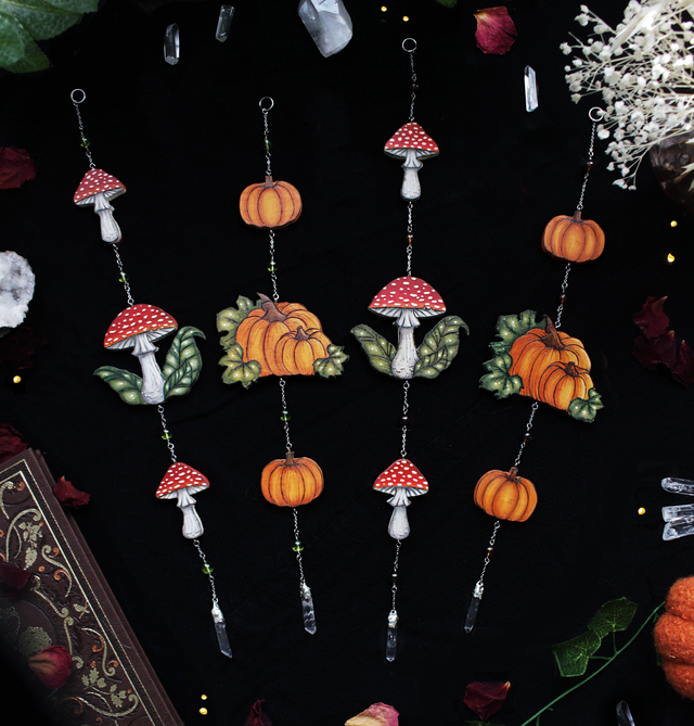 Essences d'Automne | Suspensions en bois 