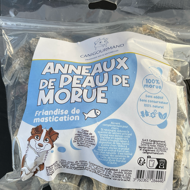 Anneaux de Peaux de Morue (Format : 250g)