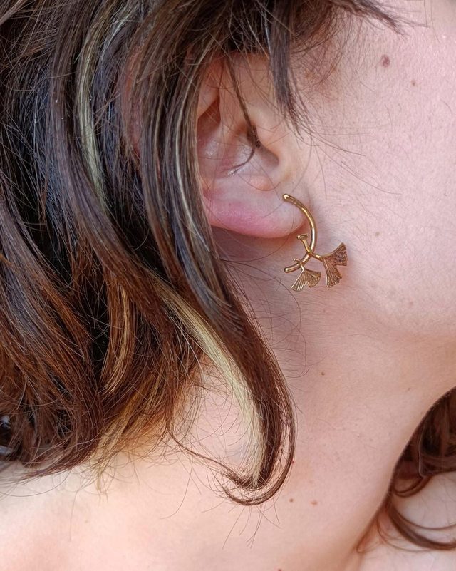 Orecchini Gingko Sospeso