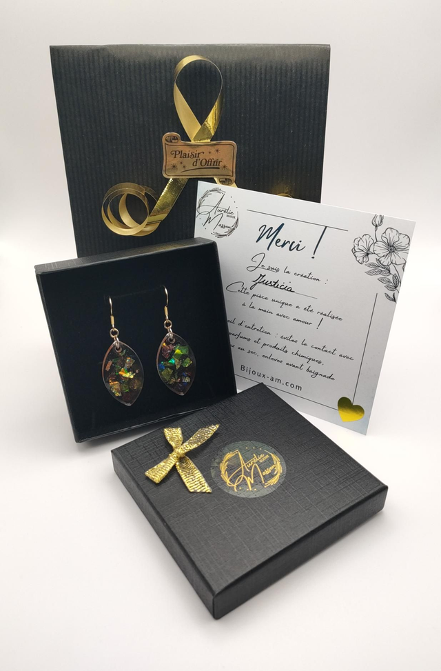 Boucles d'oreilles "Justicia"