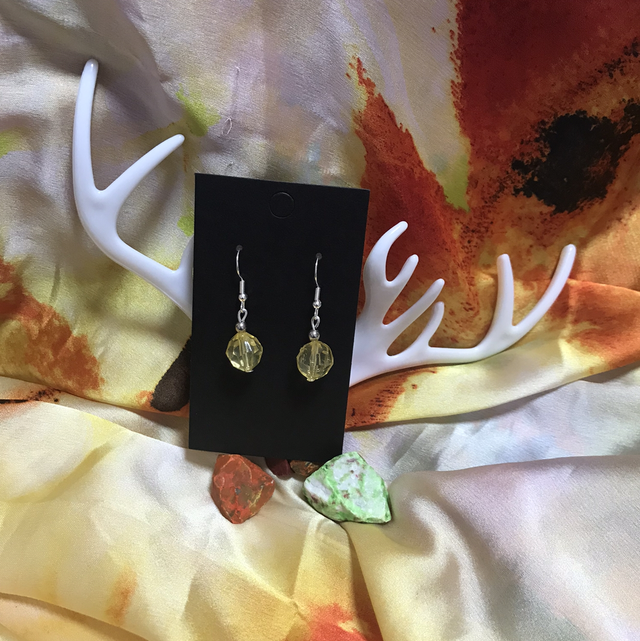 Yellow Dangling Earrings- YDE22