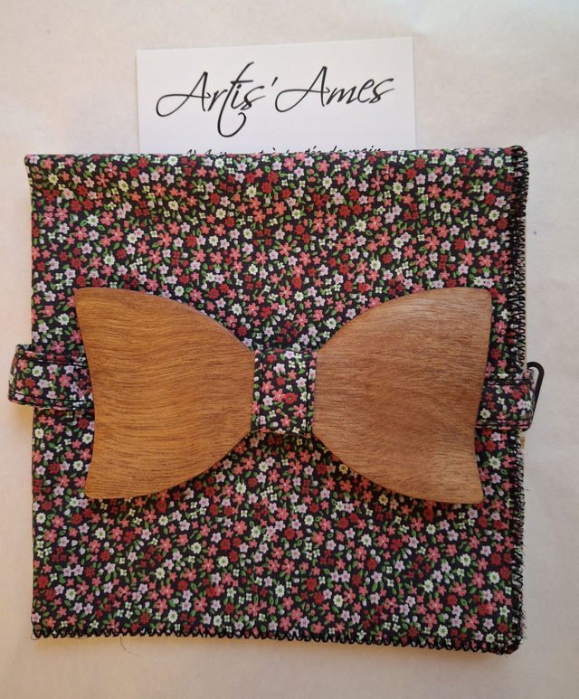 Noeud Papillon en Chêne avec pochette