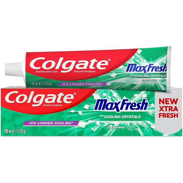 Colgate Max Fresh Clean Mint With Cooling Crystals Toothpaste  100ml