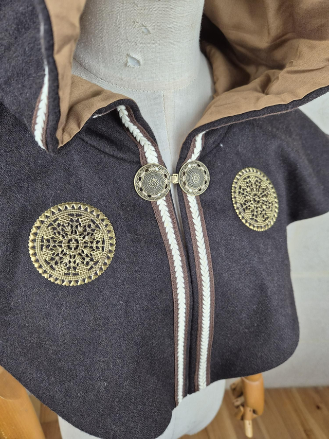 Capuchon à oreilles Marron