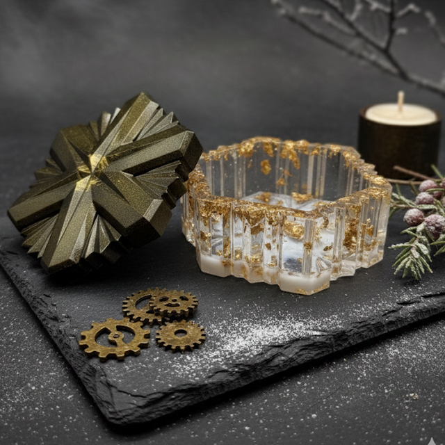 Boîte Cristal de Neige Noël 