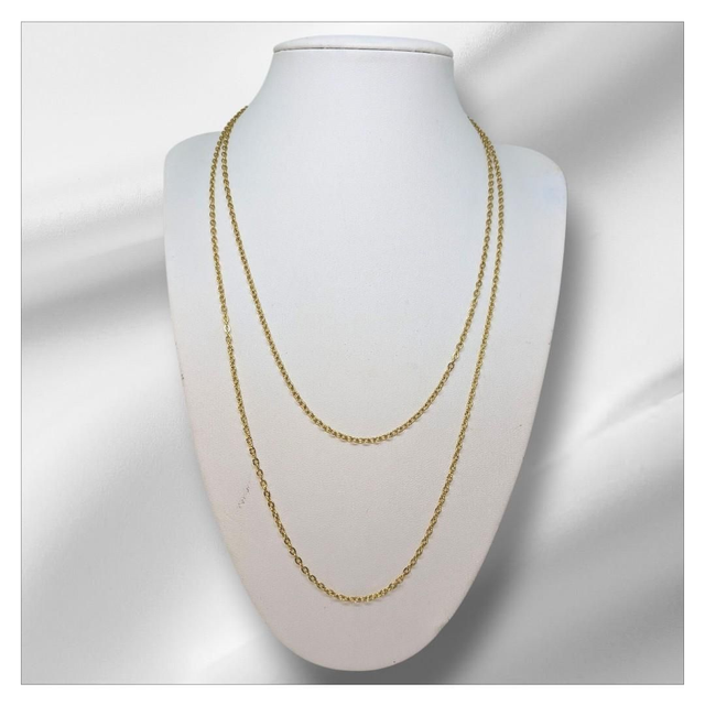 Chaîne &quot;Doré&quot; acier inoxydable 