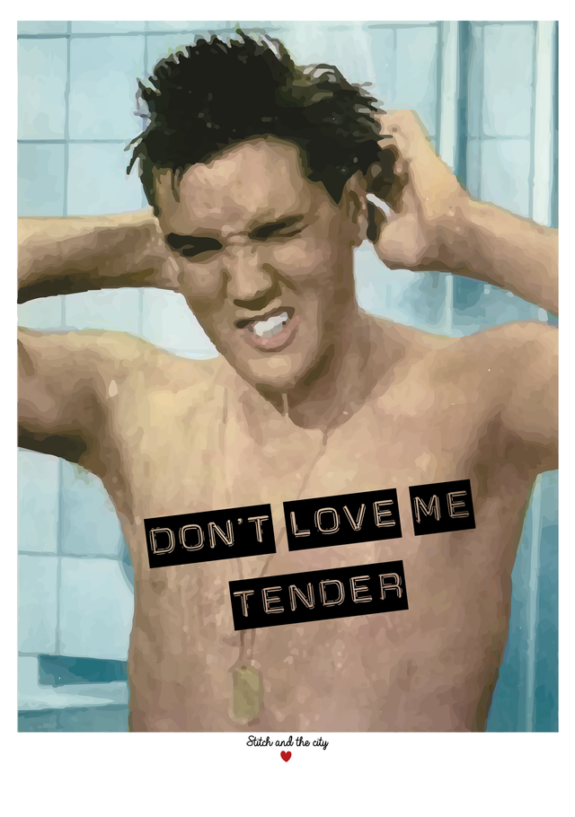 Affiche A4 Don&#039;t love me tender