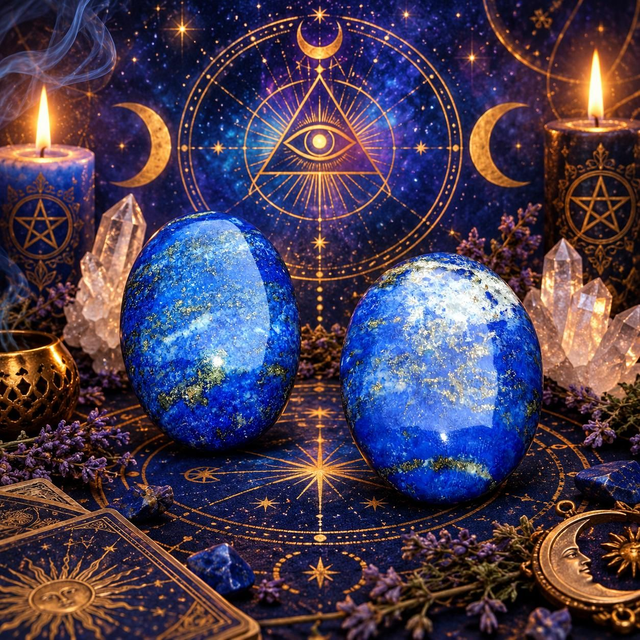 Galet oeuf Lapis lazulite 