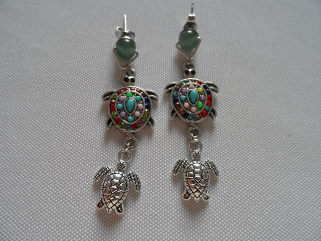 Boucles d'oreilles Tortues