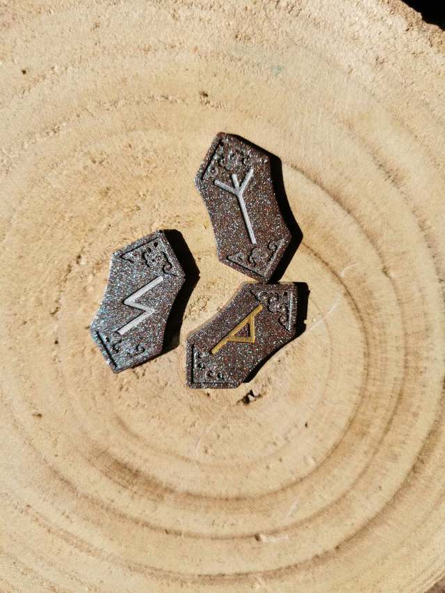 Gris paillettes holo tricolor