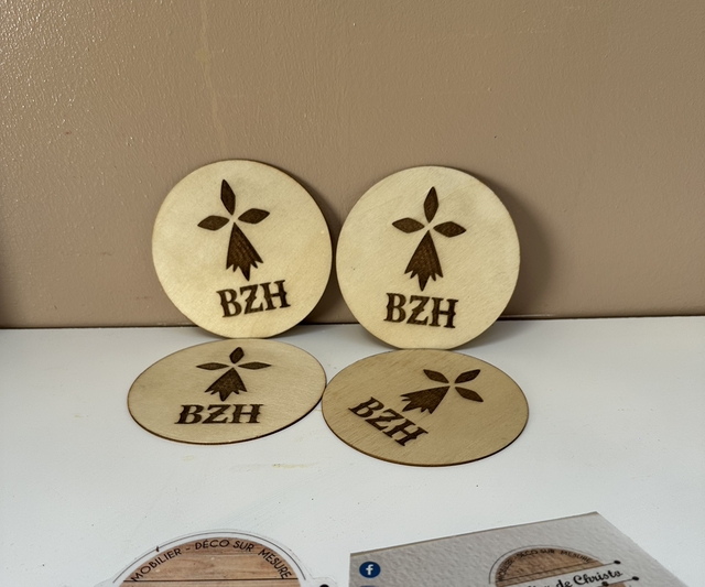 Sous-verres BZH x6 