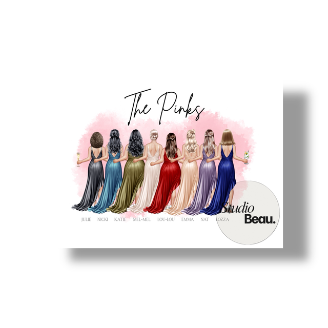 “Friendship Group” Watercolour Mug