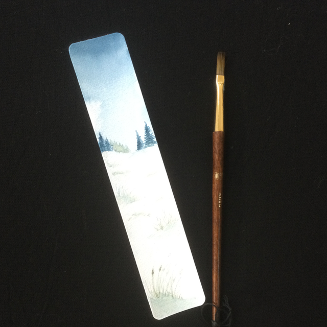 Marque-page Thème Paysage d’hiver 14