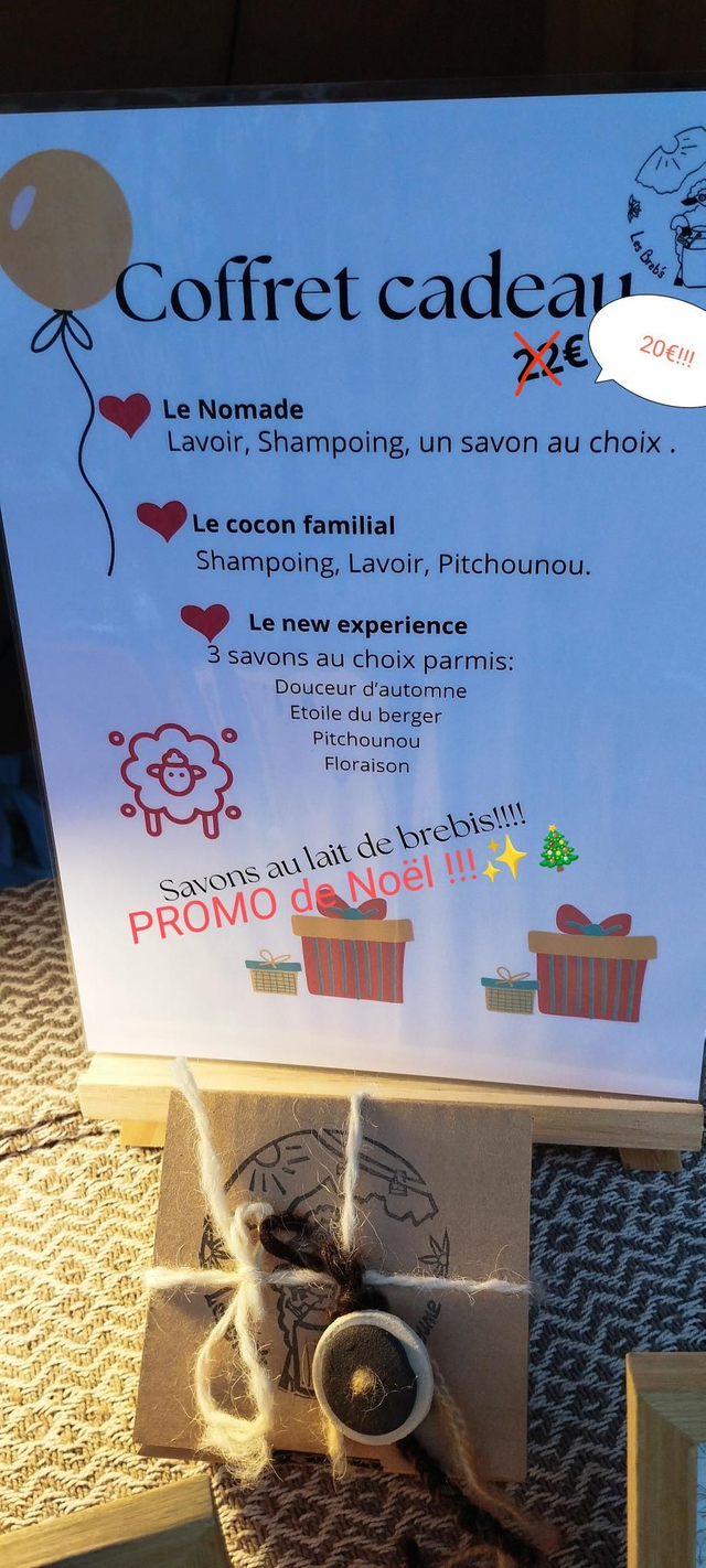 Coffret savons pour NOËL 