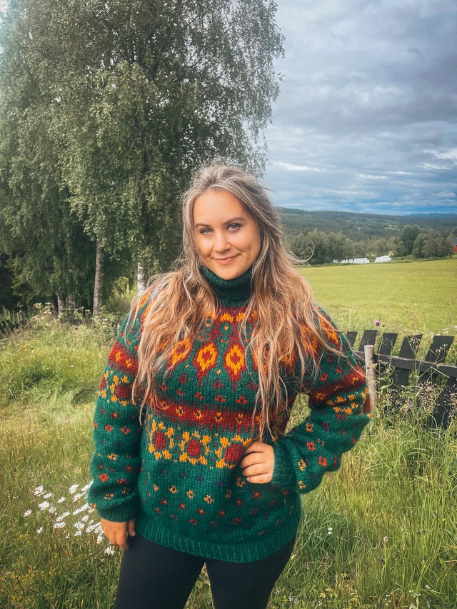 Kathmandu Polar Sweater Kit - Col 03 (Green Blåne &amp; Troll) - Wool &amp; Pattern - Linka Neumann