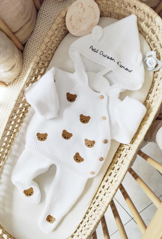 Ensemble en tricot Ourson 🐻